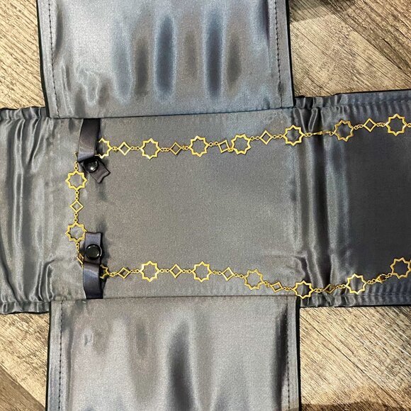 Tiffany & Co. 18K Yellow Gold Picasso Marrakesh Star Cutout Link Necklace 24" - Picture 2 of 14